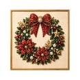 thumbnail image 2 of DIY Christmas Pearl Diamond Painting Art Kit with Frame, Christmas Pearl Beads Art Craft for Adults & Beginners, Gemstone Diamond Dots Beads Painting for Home Wall Decor, 2 of 6
