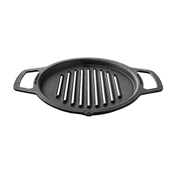 Solo Stove Ranger Cast Iron Grill Top, Cookware for Ranger fire pit, Fireplace accessory, Cooking surface: 14.25", Weight: 13 lbs