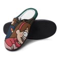 thumbnail image 4 of Gravity Falls Women's Cotton Slippers Warm Plush Lining Non-Slip Shoes Soft House Slippers Footwear 11-12(42-43), 4 of 8