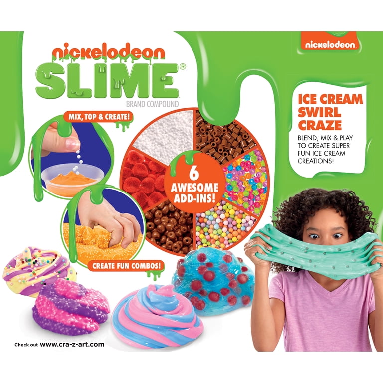 SEACRET❤️グリーンスムージー2個セット❤️byシークレット❤️コロナ応援大特価 Cra-Z-Art Nickelodeon Pre-Made Slime Ice Cream Swirl Blendz