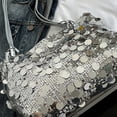 thumbnail image 5 of Sparkle Sequin Large Capacity Tote Bag Versatile Shoulder Commute Handbag for Daily Outing Carnival Match, 5 of 6