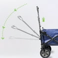 thumbnail image 2 of Tory Carrier Utility Collapsible Outdoor Cart Folding Wagon Garden Cart 220lbs Blue, 2 of 5