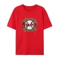 thumbnail image 1 of Virmaxy T-Shirt Bébé 2024 Col Rond (4-13 Ans) Impression Baseball Décontracté Manches Courtes, 1 of 2
