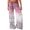 Wine, variant on Azrian Fashion Casual Pants for Womens,Women Casual Loose Gradient Tie-dye Printed Yoga Sport Long Pnats Wide Leg Pants