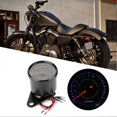thumbnail image 4 of Universal 12V Vintage Motorcycle Tachometer Gauge LED Backlight Auto Accessory Black, 4 of 5