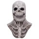 thumbnail image 1 of Máscara integral de látex para disfraz de esqueleto para Halloween, 1 of 1