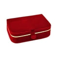 thumbnail image 5 of atorakushon Velvet Combo Jewellery accessories Vanity Storage Earrings Studs Box Ring Box Earrings Necklace Organiser For Women's Pack of 6 Cream), 5 of 5