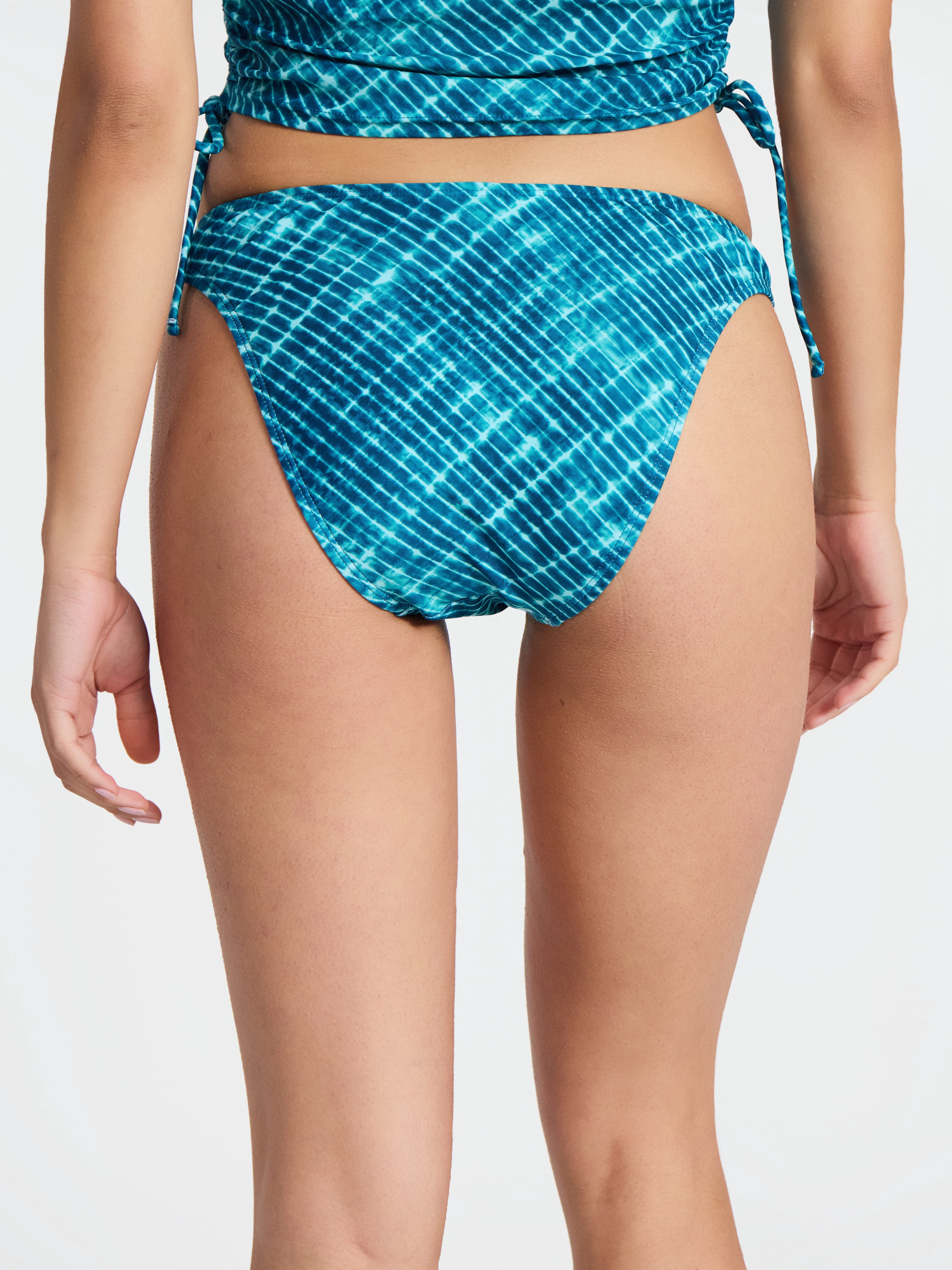 No Boundaries Cheeky High Leg Bikini Bottoms, Women’s