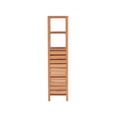 thumbnail image 3 of Linon Bracken Sturdy Solid Bamboo Tower with 5 Spacious Shelves in Natural Brown, 3 of 14