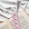 thumbnail image 6 of Kdxio Watercolor Flowers Print Metal Tassel Bookmarks,Perfect Gift for Art Lovers and Bookworms Metal Bookmarks for Women, 6 of 8