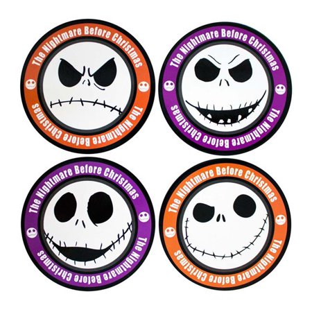 

Nightmare Before Christmas 42474 Nightmare Before Christmas Authentic Christmas Coaster Set