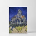 thumbnail image 2 of Smile Art Design Vincent Van Gogh The Church at Auvers, 1890 Canvas Wall Art Print Artwork Classic Modern Art Living Room Bedroom Decor Ready to Hang Made in the USA - 12x8, 2 of 4