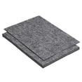 thumbnail image 1 of Uxcell Base de lámpara de fieltro de 12x8 pulgadas, paquete de 5, grosor de 2mm, fieltro rectangular suave con respaldo antideslizante gris, 1 of 7