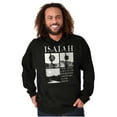 thumbnail image 5 of Christian Faith Isaiah Mountains Unisex Plus Fleece Graphic Hoodie Brisco Brands 4X, 5 of 6