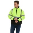 thumbnail image 6 of Bass Creek Outfitters Men's Oxford Insulated Safety Work Jacket with Hidden Hood, Sizes M-2XL, 6 of 6