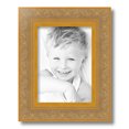 thumbnail image 2 of ArtToFrames 8" x 11" Majestic  Gold Picture Frame, 8x11 inch Silver Wood Poster Frame (WOM-5122),  Pack, 2 of 7