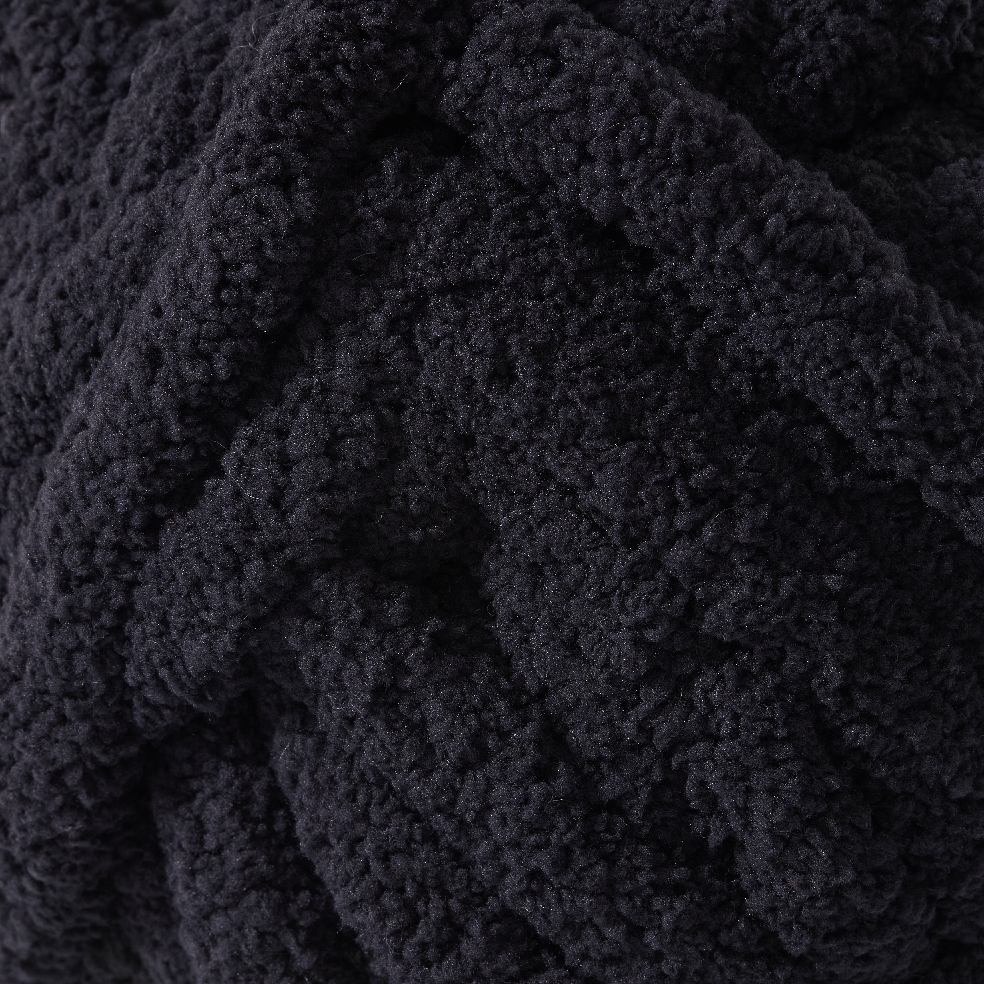 Crafted By Catherine Chunky Chenille Yarn - 2 Pack (8oz / 227g, 31.7 Yards Each Skein), Black, Gauge 7 Jumbo