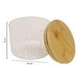 thumbnail image 3 of Recipiente Home Trends de Vidrio con Tapa de Bambú 300 ml, 3 of 4