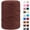 Coffee, variant on Minzimin  Polyester Macrame Cord 3mm x 185yards, Braided Macrame Cord Polypropylene Silk Cord, Crochet Bag Polyester Yarn for Crocheting, Bag, Wall Hangings, Rug, DIY Crafts 1Pack