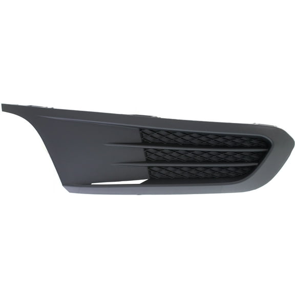 Fog Light Cover Compatible with 2011-2014 Volkswagen Jetta Front, Passenger Side Sedan Black