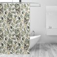 thumbnail image 2 of Rateoe Skull with Cash Shower Curtain - Fancy Bathroom Shower Curtain Sets - Waterproof Shower Curtain with Hooks with 12 Plastic Hooks 72x72 Inches, 2 of 5