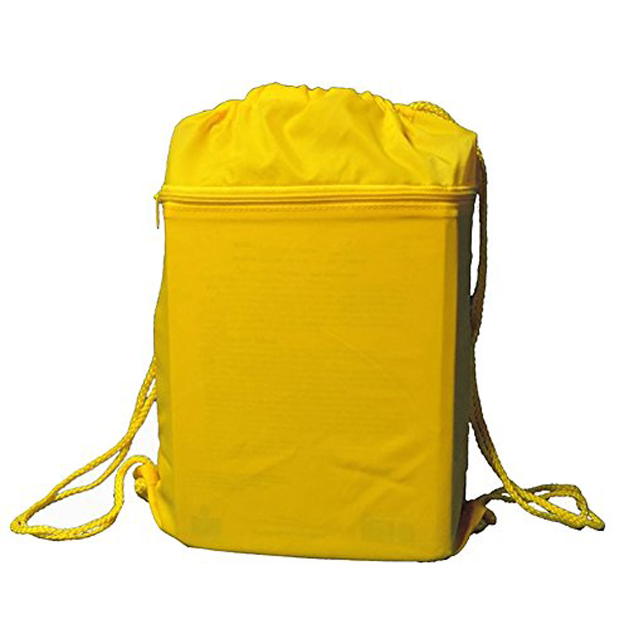 Yellow Drawstring Cinch Sports Travel Bag by Everest