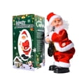 thumbnail image 5 of Muñeco de peluche eléctrico musical de Papá Noel que hace twerking, regalo de Navidad para niños, adornos navideños de Año Nuevo 2023, Navidad, 5 of 5