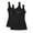 Black, variant on Women's Mesh 2 Pack Bodysuit Shapewear Body Shaper Trainer Nylon No Line Classic Curvy See Through Skinny Black XX-Large