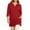 *Red, variant on VBVC Women's Notched V Neck Tunic Top, 3/4 Sleeve Casual Shirt For Women, Ladies' Lightweight Stretchy Blouse with Pockets, Red , S-5XL