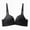 Black A, variant on Seamless Bras for Women, Women's Gathering Underwear Sexy Lace Soft Steel Ring Adjustable Bra