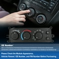 thumbnail image 3 of Módulo de control del clima del aire acondicionado para Dodge Ram 1500 2500 3500 02-05 para Dodge Dakota 01-04 Panel de control HVAC No.55055905AA/599-212, 3 of 7