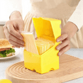 thumbnail image 4 of Contenedor para queso en lonchas, 2 piezas, soporte para lonchas de queso, caja de plástico para refrigerador, 4 of 8