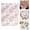 E, variant on Floral Wrapping Paper for Gift Bouquet and Birthday Present, 10 Sheets of European Vintage Wrapping Roll for Wedding and Anniversary, Rustic Flower Paper for DIY Craft, Pink