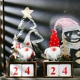 thumbnail image 3 of Christmas Advent Number Countdown Calendar, Wooden Square Number Tabletop Calendar Decoration, Santa Claus Home Office Decoration Calendar, Rotatable Square Countdown Calendar, 3 of 8