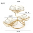 thumbnail image 3 of Canasta de de 3 niveles, cuenco de , soportes para s 1 Dorado Gloria cesta de frutas de alambre, 3 of 9