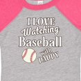 thumbnail image 4 of Inktastic Daddy Baseball Grandson Boys or Girls Baby Bodysuit, 4 of 5