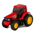 thumbnail image 1 of Master Toy Red and Yellow 4 Inch Die Cast Metal Farm Tractor with Pull Back Action, 1 of 2