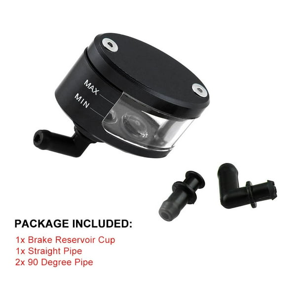 Brake Fluid Reservoir Cap Universal Motorcycle Brake Fluid Reservoir - CNC Aluminum Master Cylinder Cup In Multiple Colors Fluid Master - Foto 7