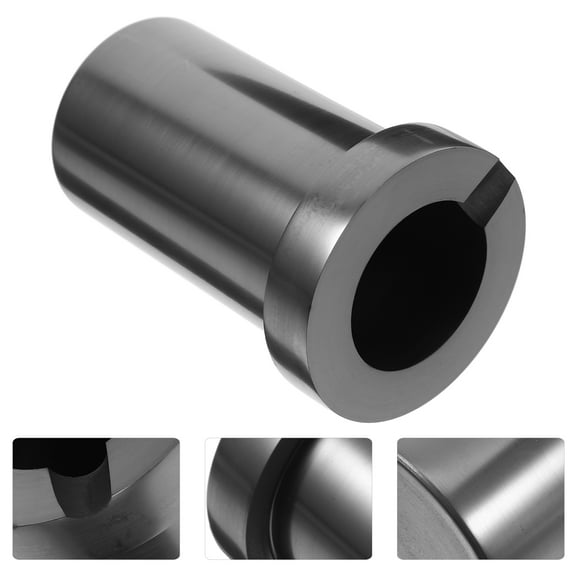 Crucible Pot,1KG Graphite Crucible for Melting - 99.9% High Purity, 3000°F Resistance for Gold/Silver/Copper (Includes Tongs)