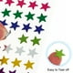 thumbnail image 3 of Uxcell 1080 Pcs Star Reward Stickers, 20 Sheet Foil Sparkling Self Adhesive Colorful Sticker, Multicolored, 3 of 7