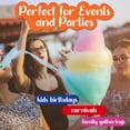 thumbnail image 6 of Concession Essentials New Carnival Party Cotton Candy Kits.Includes 100CT Cotton Candy Cones and 5 Packs of 8 Ounce Assorted Cotton Candy Sugar, 6 of 7