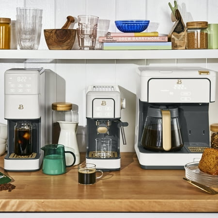 Beautiful Multi-Brew 12-Cup Programmable Drip & Single-Serve Coffee Maker. ( Black)