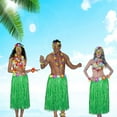 thumbnail image 3 of 8 Pack Hula Skirt Kit for Women Men Hawaiian Luau Party Supplies Grass Skirt Kit, 3 of 7