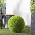 thumbnail image 3 of 22" Round Topiary Artificial Foliage Ball, by DecMode, 3 of 12