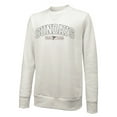 thumbnail image 2 of Unisex Majestic Threads  White Atlanta Falcons Sundays Block Letter Crewneck Pullover Sweatshirt, 2 of 3