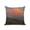 Orange, variant on River Meadow Outdoor Throw Pillow with Insert, 16"x16" Rustic Country Green Riverbank Trees Landscape Waterproof Decorative Square Patio Pillows for Outside Furniture, Sofa, Porch, Garden