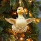 thumbnail image 5 of Adornos Colgantes Navideños de Acrílico | Decoraciones Navideñas Impresas a Doble Cara de 8 Cm para Familiares y Compañeros de Trabajo | Regalos Duraderos para Decorar El Árbol de Navidad | Accesorio, 5 of 6