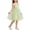 E237-Green, variant on hengsof Daisy Print Mesh Dress for Toddlers Stylish Sleeveless Suspender Summer Dress Suitable for Children Aged 1-10