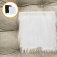 Axio 2pcs Square Faux Fur Fabric Square Faux Fur Shaggy Fur Fabric Cuts