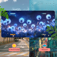 thumbnail image 5 of 1 Pcs 2D Flat License Plate Covers & Frames, Dandelions in the Starry For Decorative Front, Waterproof For Decoration Aluminum License Plate Covers & Frames Cover For Men Women, 12" X 6", 5 of 7